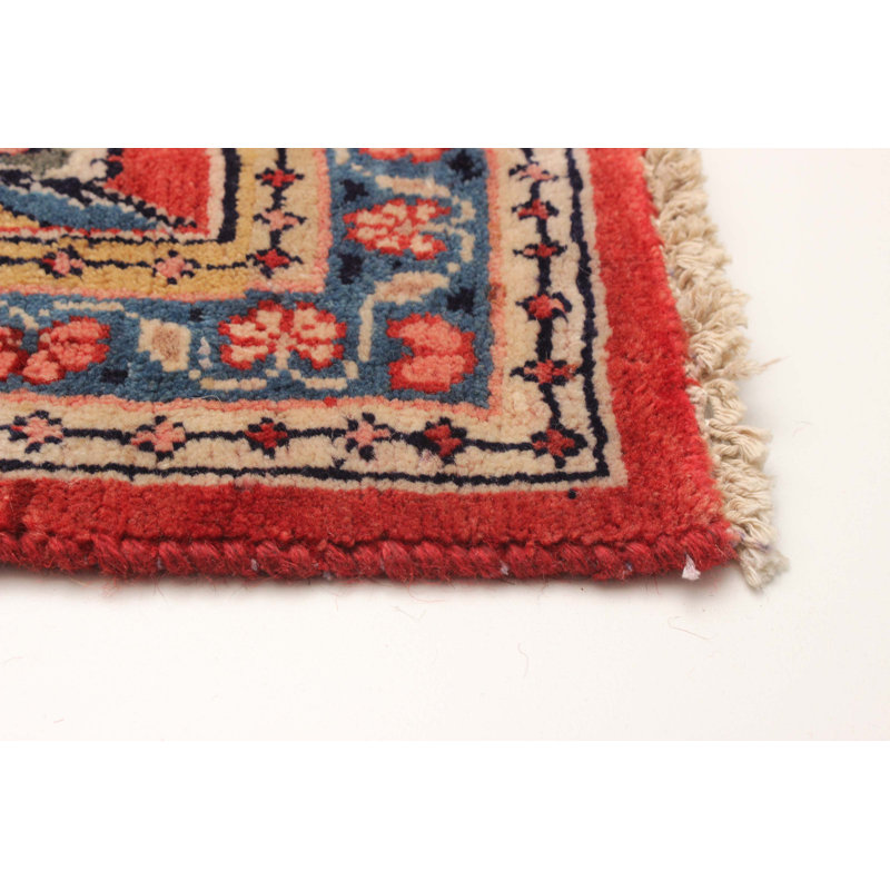 Tapis rouge noué à la main One Of Kind 3 pi 5 po x 10 pi 10 po Andelz