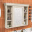 Armoire de rangement murale élégante avec porte miroir-340397717