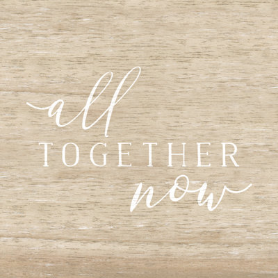 All Together Now - Wrapped Canvas Print