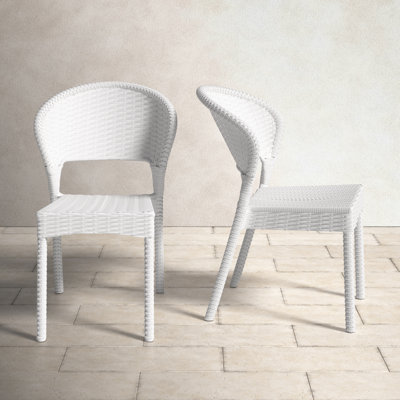 Coral Outdoor Stacking Dining Side Chair