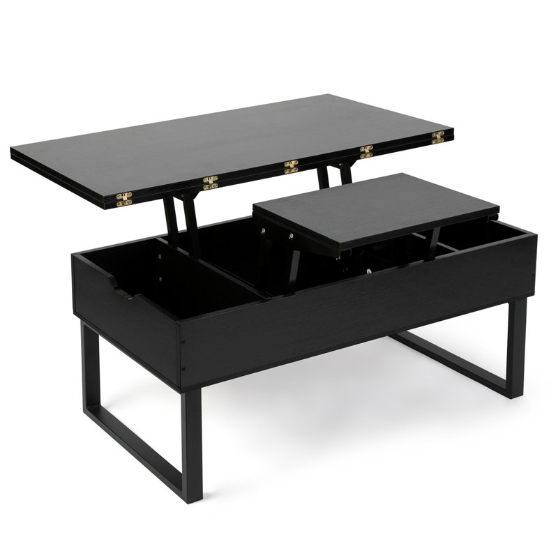 Table basse Allyssia, Noir