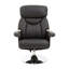 Leather Chair With Footstool