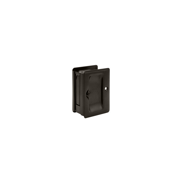 Brass Pocket Door Hardware, Oil-Rubber Bronze