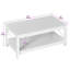 Four Leg Coffee Table with Storage-1729199058-1729197803