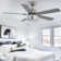 Bobine 5 - Blade LED Standard Ceiling Fan with Remote Control and Light Kit Included