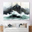 Stormy Seas Mountain Landscape II - ensemble de décorations murales paysage de montagnes-1108611430-1108611416