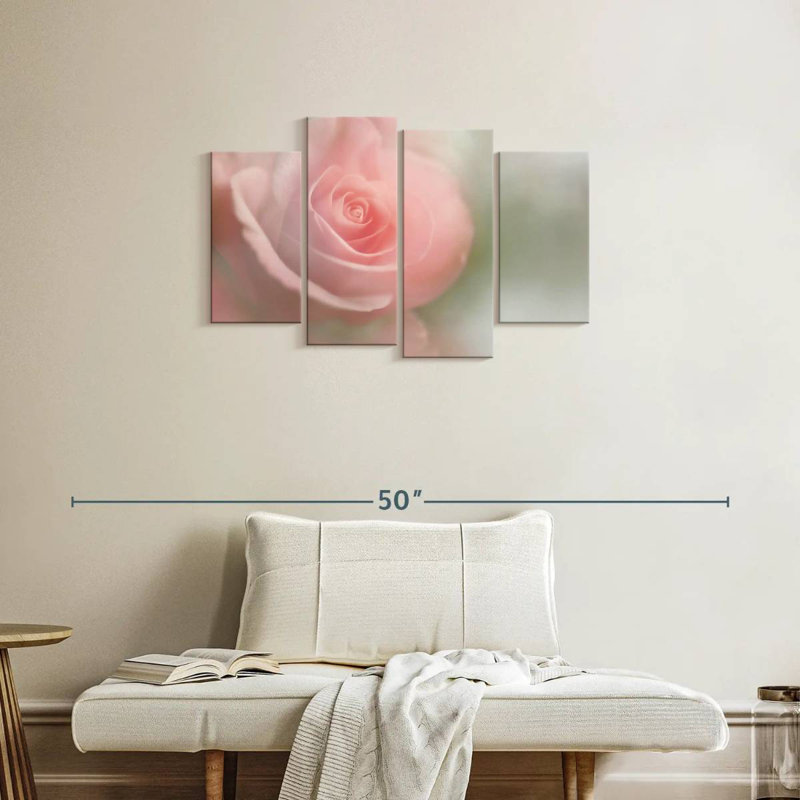 Rose tendre Harnek I, H 22 po x l 36 po