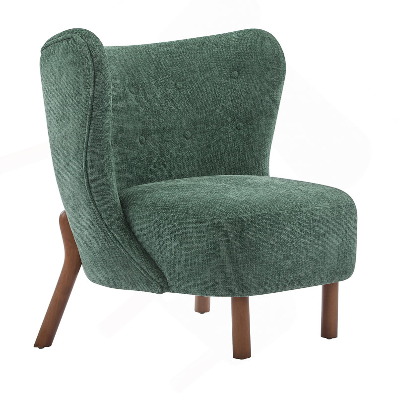 Fauteuil d'appoint rembourré Bella, Green