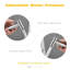 Elongated Hand Held Bidet with Faucet