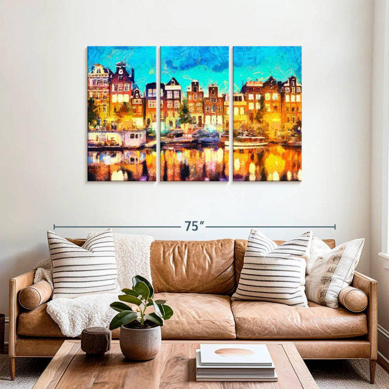 Sireci Amsterdam, 36" H x 57" W