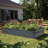 Severson 72'' L Rectangular Raised Garden Bed Planter Box, Metal Outdoor Vegetable Garden Bed-1955182125