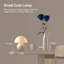 Lampe de table blanche avec champignon Mid-Century