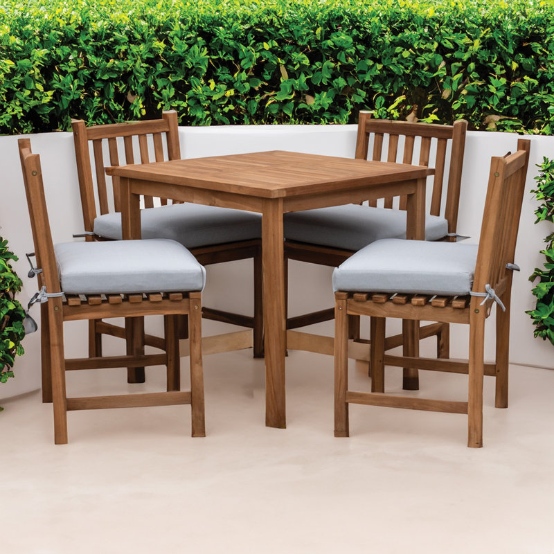 TB Dining Tommy Bahama 2 - Piece Outdoor Seat Cushion, 18"W x 18"L, Bamboo Bay Cobalt
