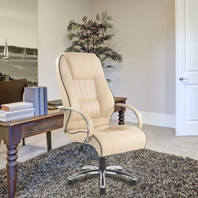 Alpen Home Vaidya Genuine Leather Executive Chair