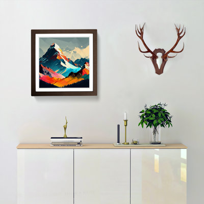 Mountain Pop Art - Framed Print