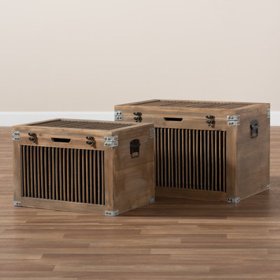 2 Piece Accent Trunk Set