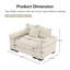 Canapé modulaire surdimensionné 54,3 po Cloud-1930879066
