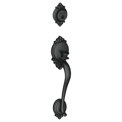 Brookshire Exterior Portion Handleset and Deadbolt (Interior Portion Sold Separately)