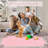 Floral Rug for Bedroom  Washable Area Rugs for Living Room Non Slip  Thin, Soft Throw Carpet for Nursery, Kids Playroom, Classroom, Home Office Decor-323980996
