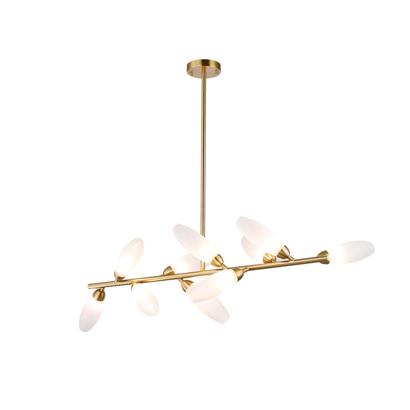 Luminaire suspendu linéaire 10 lumières