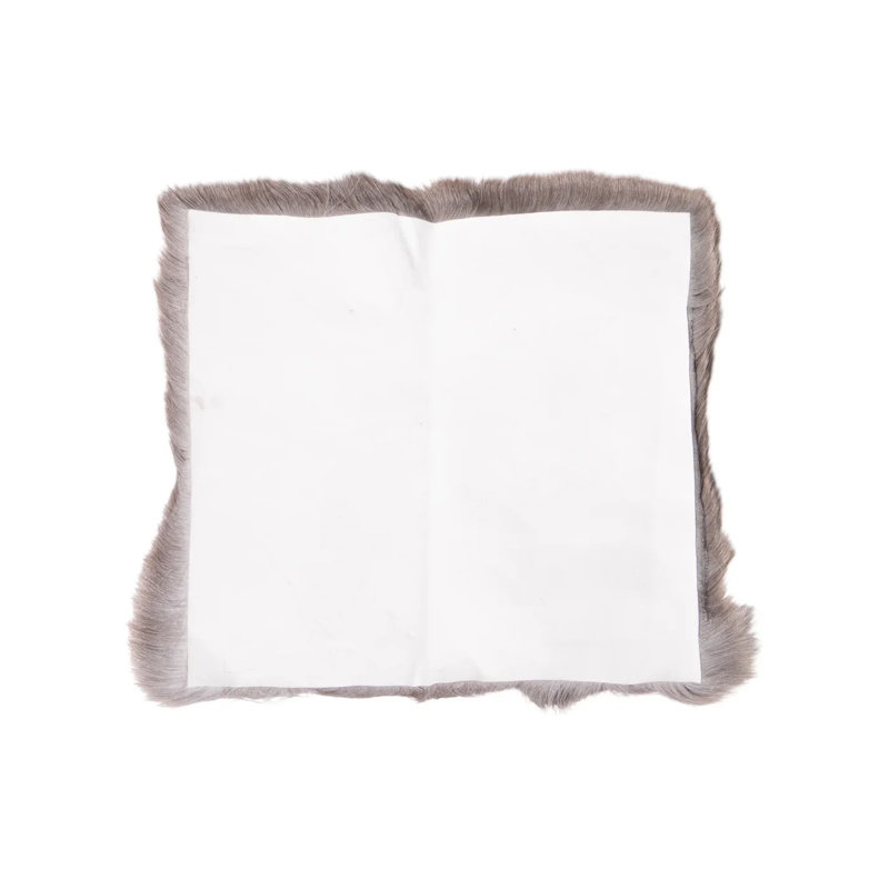 Square Reindeer Hide Chair Pad, Square 40x40x4cm