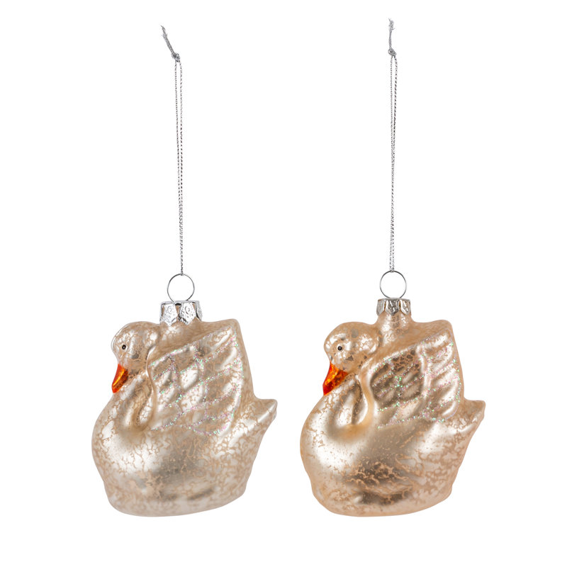 Ornement Sweet Swan, 2 styles variés