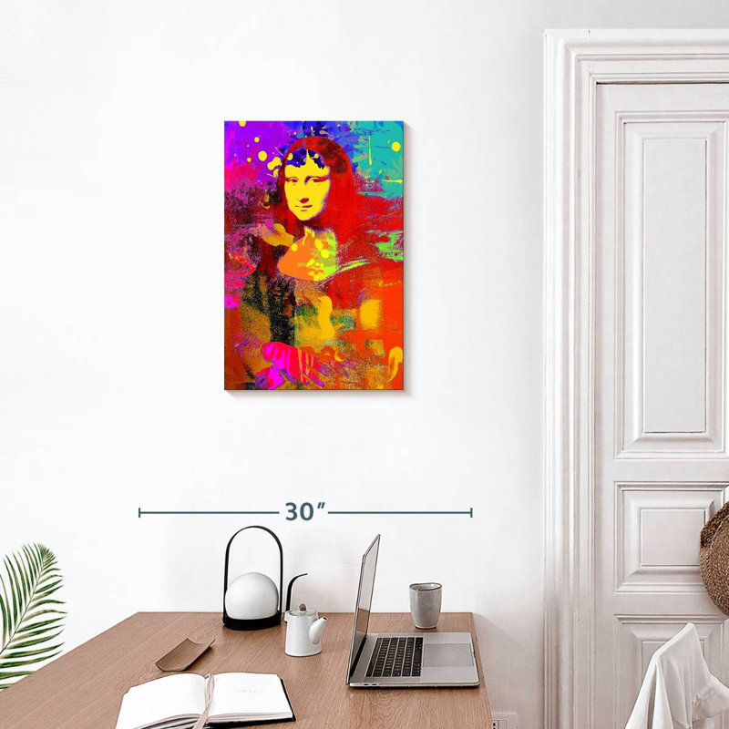 Leisha Mona Lisa Redux, H 24 po x l 16 po