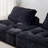 Modular Pixel Chenille Tofu-Block Sofa