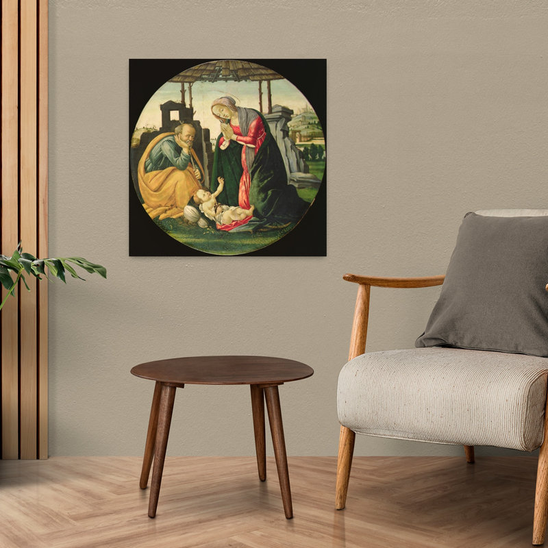 The Holy Family Abstract Contemporary Landscape Wall Art Print, 60.96cm H x 60.96cm W