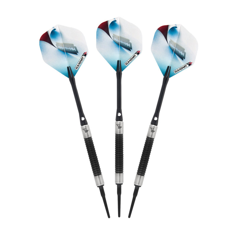 Ensemble de jeu de fléchettes 10 pièces razor, Noir