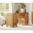58" Executive Desk With 4 Drawers And 1 Door, Modern Farmhouse Home Office Computer Table With Charging Station, Keyboard Tray-1808789910