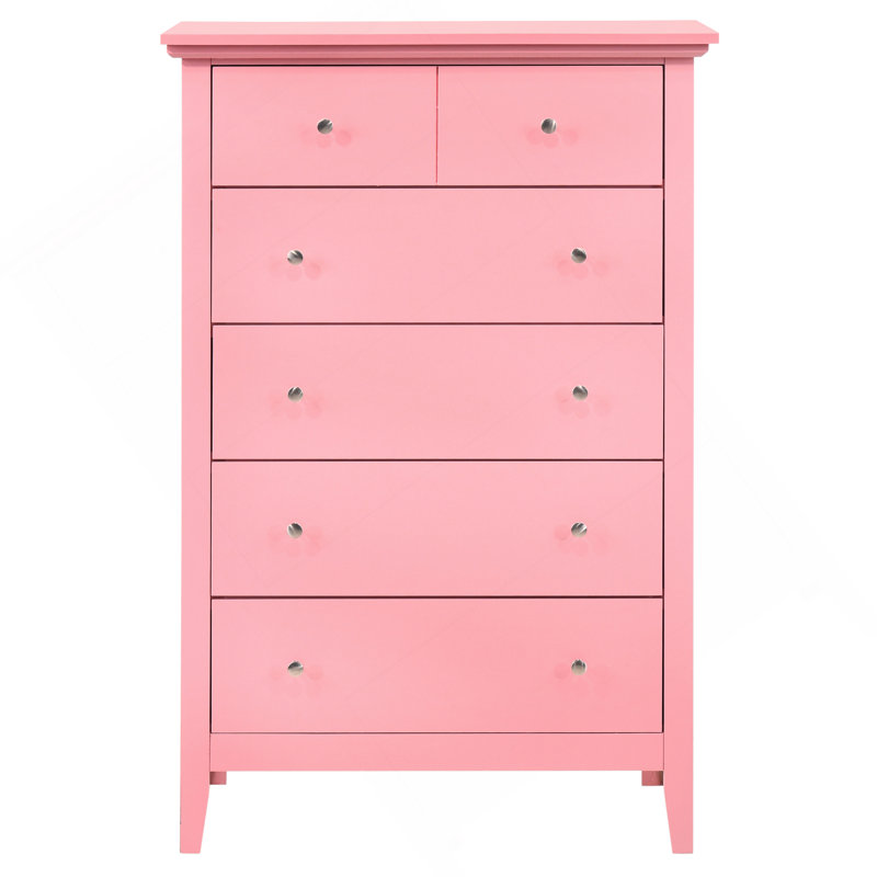 Charmant coffre de rangement rose pour tout espace, Rose