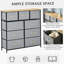 Commode verticale en métal avec 9 tiroirs