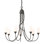 Flora 7 - Light Shaded Classic/Traditional Chandelier