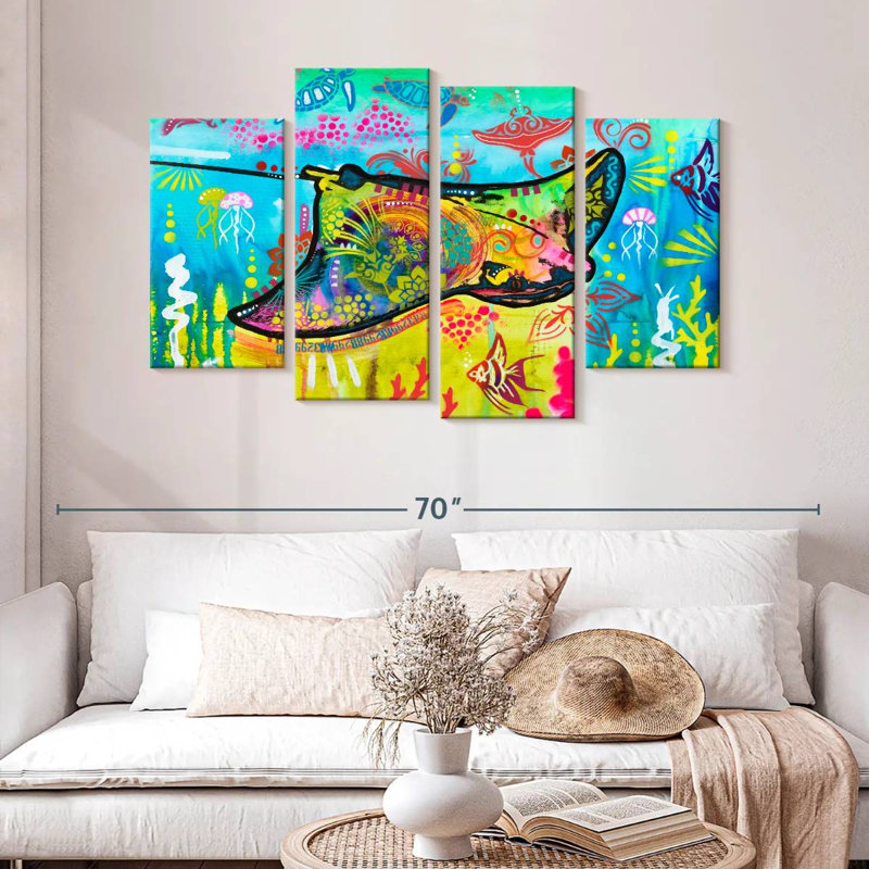 Brampt Sting Ray, 32" H x 52" W