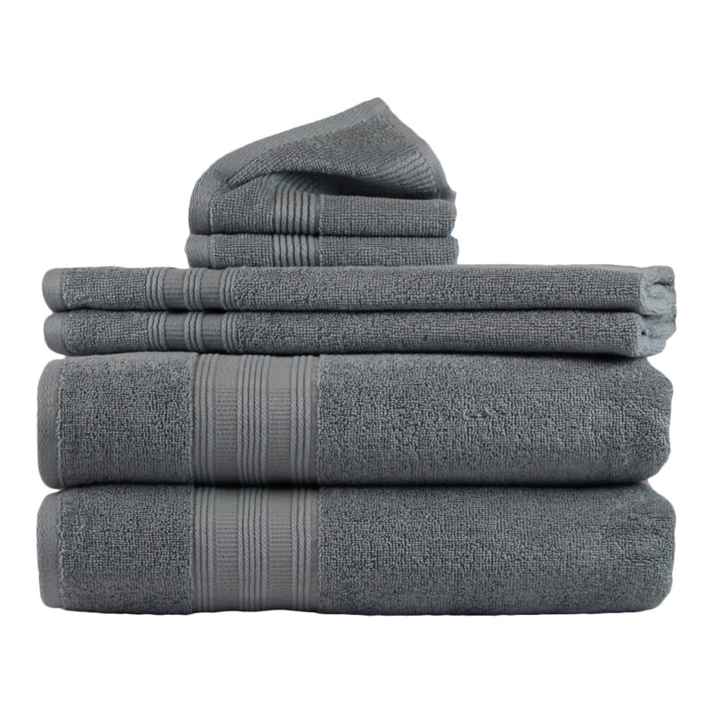 100% Cotton Midweight Mulit-Size Set, Gray