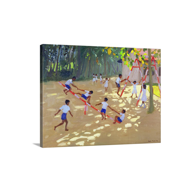 Reproduction d'art sur toile Elysha, H 16 po x l 20 po x P 1,25 po
