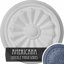 Médaillon de plafond Endurathane Olivia, 7 7/8 po x P 1 1/8 po (convient aux auvents jusqu'à 3 1/2 po)-2089709673