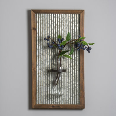Framed Wall Vase