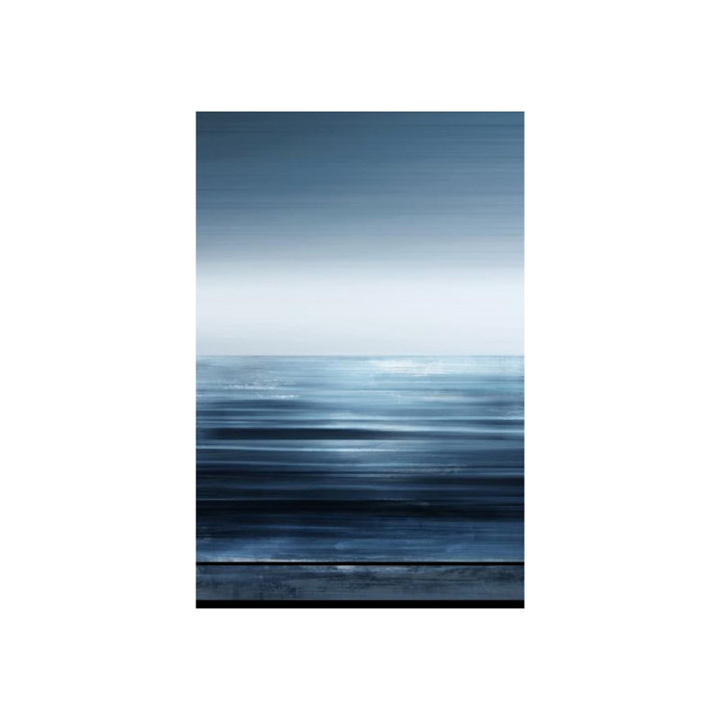 «Lights of Surface» par Mari Urasawa - impression, Image au pinceau gel, H 60 po x l 40 po x P 1,5 po