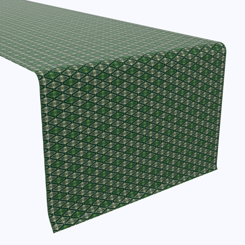 Table Runner, 100% Cotton, Floral 9, 108" x 16"