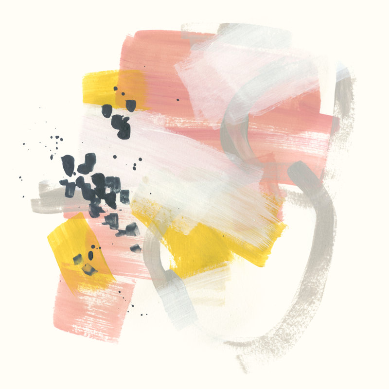 Vivacity I by June Erica Vess - Wrapped Canvas Print, 30cm H x 30cm W
