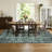 Area Rug 8x10, Washable Vintage Boho Rug, Low-Pile Non-Slip Stain Resistant Carpet for Living Room, Bedroom, Dining Room, Kids Nursery, Green-1632775126-1632923079