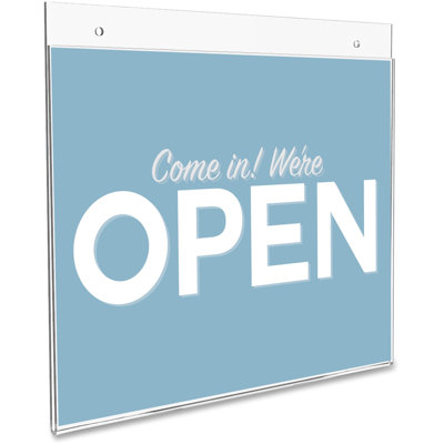 Porte-affiche mural Classic Image, plastique, 11 x 8 1/2