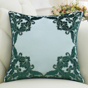 Embroidered Throw Pillow