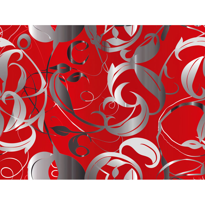 Daralee Floral Shower Curtain, 73"H x 70"W