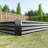 Raised Garden Bed Kit - Metal Raised Bed Garden 7.6X3.7X0.98Ft For Flower Planters, Vegetables Herb Black-1956348340-1956348339