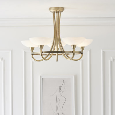 Dustin 5-Light 64cm Semi Flush Mount