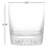 Ace 12.25oz. Handmade Crystal Whiskey Glass Set