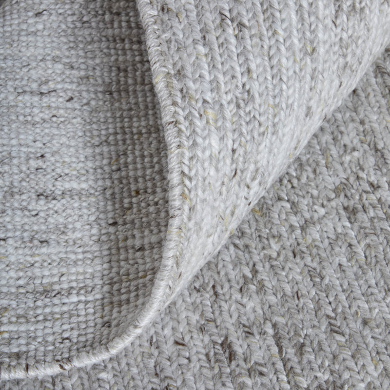 Finley Modern Solid Area Rug by Thom Filicia, Gray, Rectangle 9'6" x 13'6"